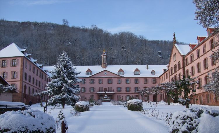 Kloster im Winter